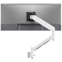 Atdec Single Monitor Dynamic Arm on Wall Channel - White