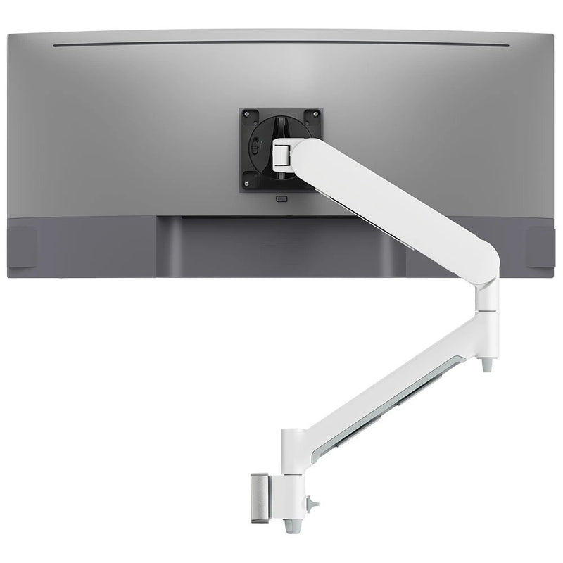 Atdec Single Monitor Dynamic Arm on Wall Channel - White