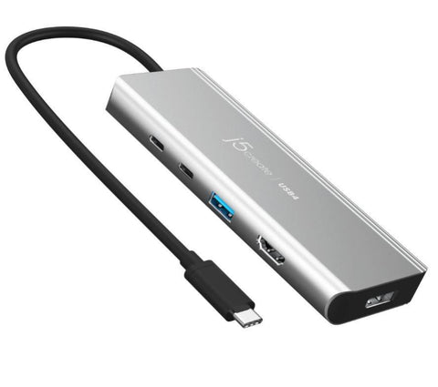 J5create JCD401 USB4 Dual Display 4K Multi-Port Docking Hub