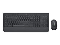 Logitech MK650 Wireless Keyboard & Mouse, LogiBolt/Bluetooth, Graphite