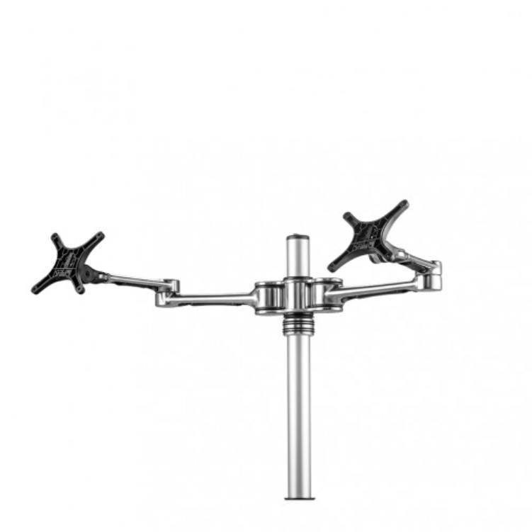 Atdec Dual Monitor Swing Arms Mount on Post. Up to 32", Max load: 8kg