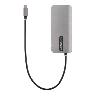 StarTech USB-C Multiport Adapter 4K HDMI USB 3.2 Hub 100W PD GbE SD MicroSD