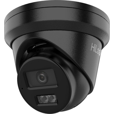 HIKVISION HILOOK T282H-MU 8MP TURRET CAMERA, BLACK, FIXED 2.8MM, IR 30M, MIC
