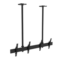 Atdec Ceiling Menu Board Dual Display 2x1 Twin Pole Mount