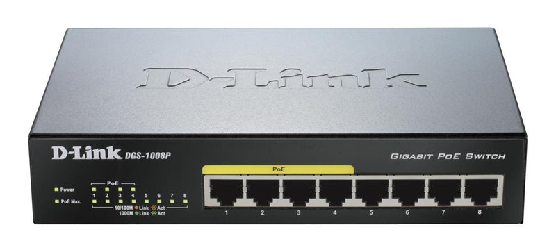 D-Link 8-Port Unmanaged Desktop Switch