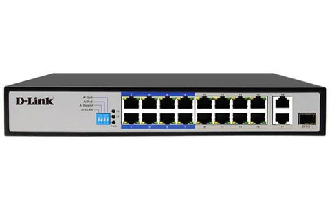 D-Link 18-Port Unmanaged PoE Switch