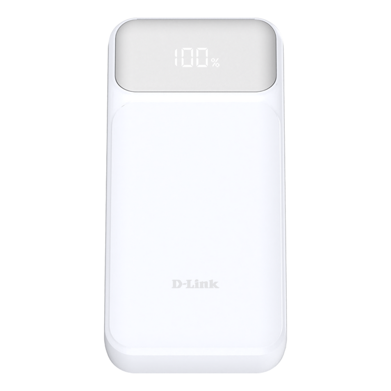 D-Link 20000 mAh Power Bank with USB-A and two USB-C ports