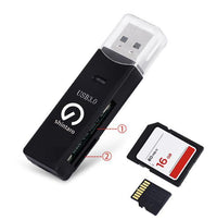 Shintaro USB 3.0 SD Card Reader – Fast Transfer, MicroSD/SD Support