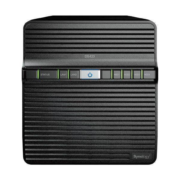 Synology DS423 4-Bay NAS, Diskless, RTD1619B, 2GB RAM, 2xGbE, 3xUSB3.2, 2Yr Wty