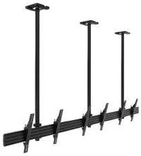 Atdec Ceiling Menu Board Triple Display 3x1 Triple Pole Mount
