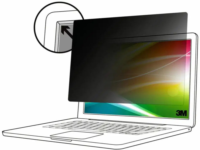 3M Bright 16:9 Screen Privacy Filter for 14" Laptop