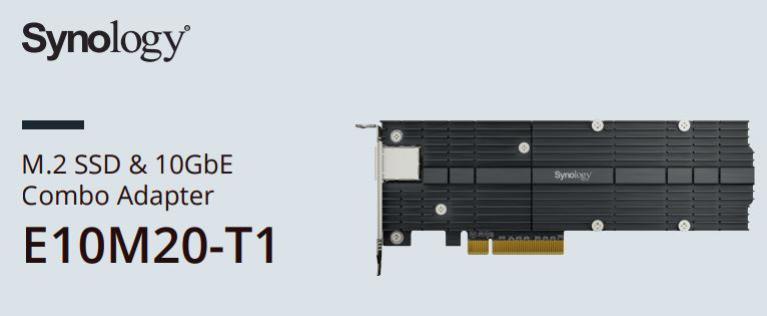 Synology E10M20-T1 M.2 SSD & 10GbE