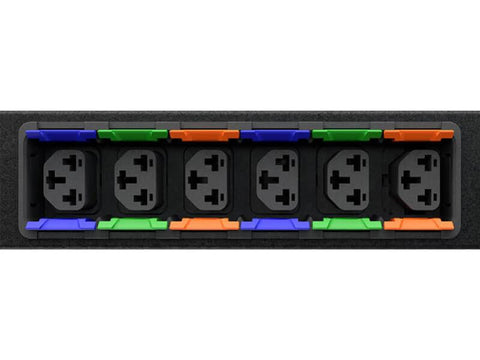 Vertiv Geist F0144849 Basic Horizontal PDU, 16A, 230V, 1U, 12 x Locking Combination C13/C19 outputs,