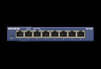 Netgear GS108AU) 8-PORT Unmanaged Switch, GbE(8), LIFE WTY GS108AU