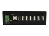 StarTech 7-Port USB 2.0 Hub Industrial Metal ESD Surge Protection ST7200USBM
