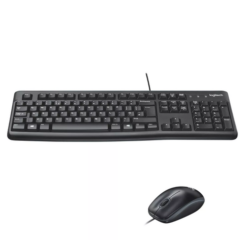 LOGITECH MK120 WIRED DESKTOP KEYBOARD AND MOUSE COMBO