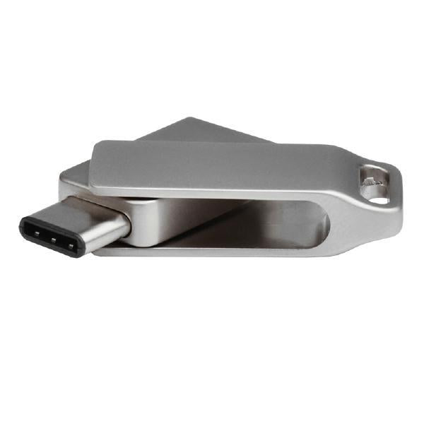 Shintaro 128GB Mini Dual USB-C & USB-A Pocket Drive – USB 3.0