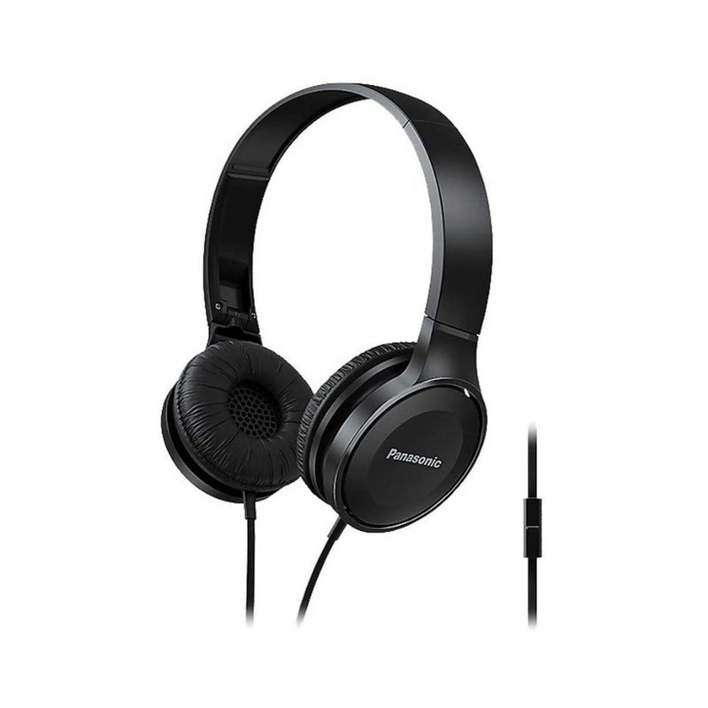 Panasonic Stereo In-line mic Headphones - Black