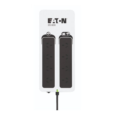 Eaton 3S 600VA/360W Standby UPS Powerboard, 2YR Warranty