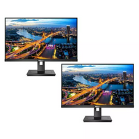 Philips 242B1 + 243B1 Daisy Chain Solution Dual Monitor Bundle