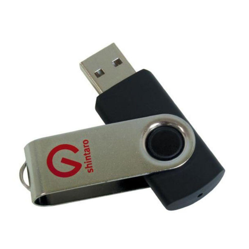Shintaro 64GB USB-A 2.0 Rotary Pocket Disk