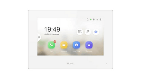 HIKVISION HILOOK HA-IN-H1, 4WIRE INDOOR MONITOR, 7" TOUCH