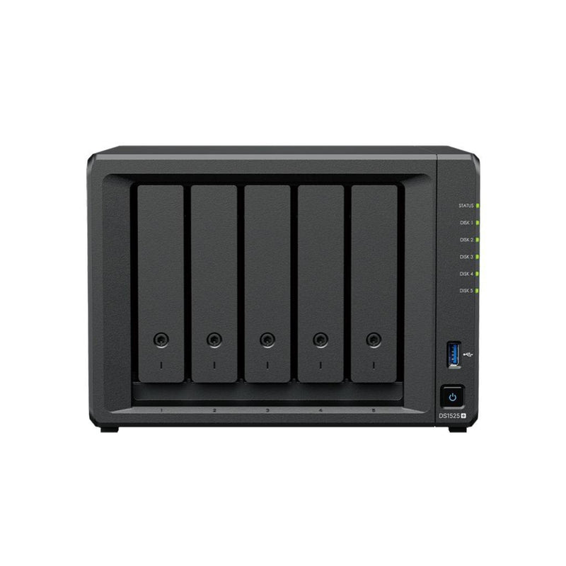 Synology DS1525+ 5 Bay DiskStation NAS, 3 Yr Wty