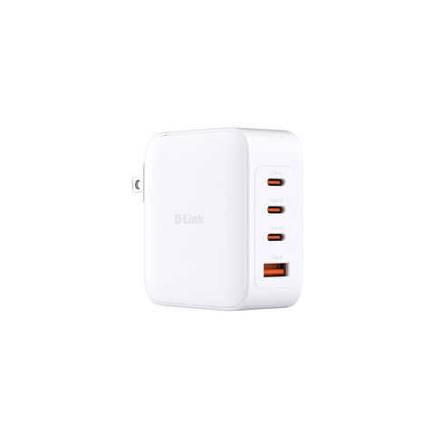 D-Link 140W GaN Charger with USB-A and 3 USB-C ports