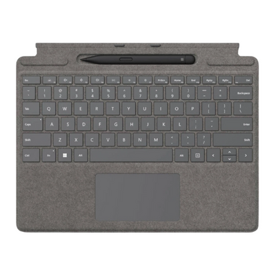 Microsoft Surface Pro Signature Keyboard w/ Slim Pen 2 Platinum Pro 8–11