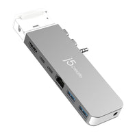 J5create JCD395 4K60 Pro USB4 Hub with MagSafe Kit Dual Display