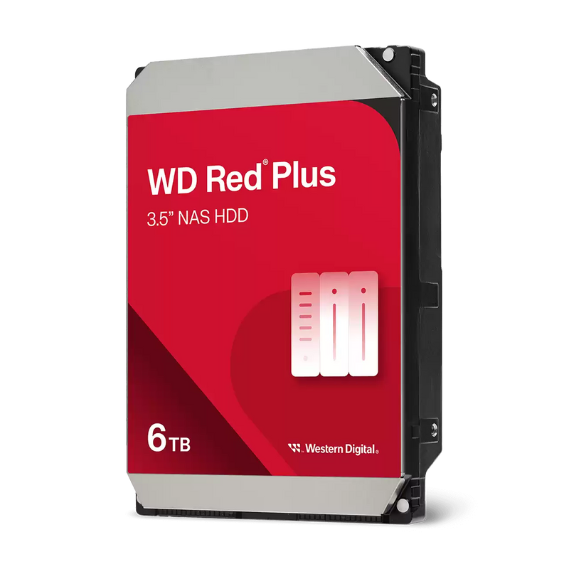 Western digital WD Red Plus Int 6TB SATA HDD