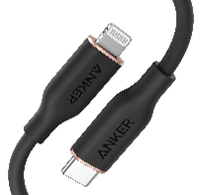 Anker PowerLine Soft USB-C to Lightning 1.8 Metre - Black