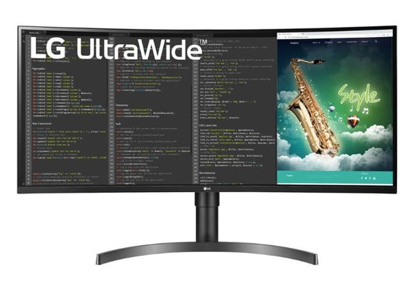 LG 35" Ultrawide (21:9) VA Curve WQHD, HDMI(2), DP, USB-C(94W), USB, SPKR, H/ADJ, Vesa