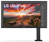 LG 32" (16:9) UHD 4K IPS LED, HDMI(2), DP, USB-C(60W), USB, HDR10, Spkr, Vesa