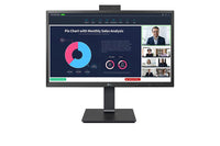 LG 24" (16:9) FHD IPS LED, USB-C(65W), Hdmi, DP, RJ45, Webcam(2MP), Spkr, Height-Adjustable, Vesa