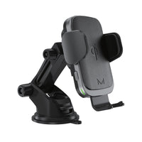 Moyork Watt 15W Mechanical Wireless Qi Car Charger + Suction & Vent Mount - Black