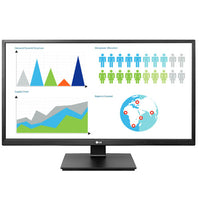 LG 27" (16:9) FHD IPS Led, HDMI, DP, VGA, DVI, USB(2), Spkr, Height-Adjustable, Vesa