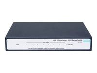 HPE 1420 8G Switch, 8 X GIG Ports, Fanless, Unmanaged, Life