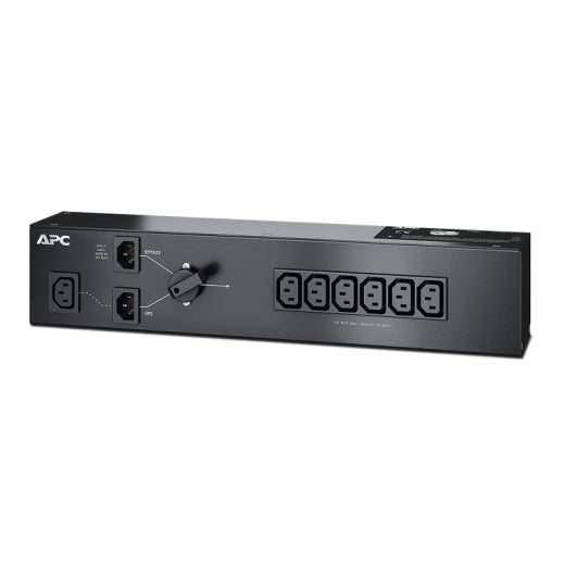 APC (SBP1500RMI) Service Bypass PDU, 230V 10AMP W/ (6) IEC C13