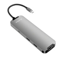 Blupeak USB-C Multi-Port Hub, 4K HDMI(2), USB3.0(2), USB-C(1), GbE(1), PD