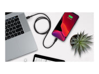 Belkin 1M USB-C to Lightning Charge/Sync Cable, MFi, Black