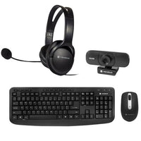 Dynabook 4-IN-1 Home Office Bundle, Include Mouse, KB, Headset, Webcam