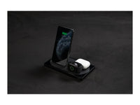 Belkin QI Wireless 3 IN 1 Charging Dock Stand 10W for Phone, Apple Watch and Ipod, Black