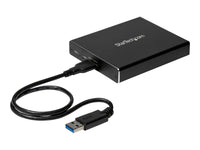 StarTech Dual M.2 SSD Enclosure, USB 3.1, Raid Supported, Micro-B Cable
