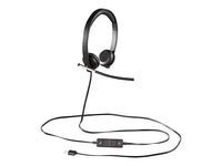 Logitech H650E Wired USB Stereo Headset, Noice Cancelling