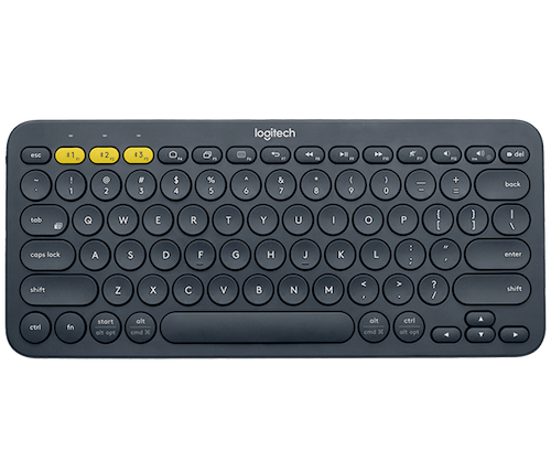 LOGITECH K380 Wireless Keyboard,Multi-Device,Bluetooth, Black-1YR WTY