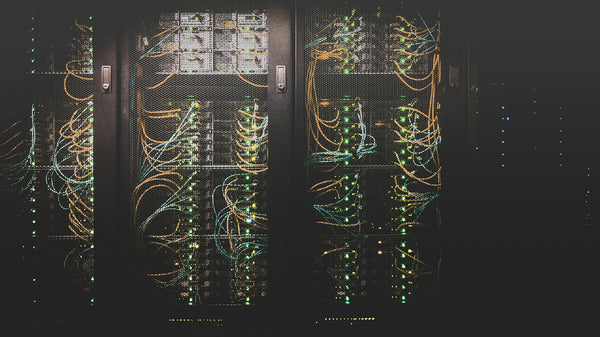 Network attached storage NAS unit in server rack