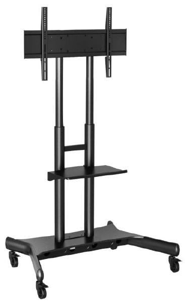 Atdec AD-TVC-75 Mobile Heavy Duty TV Cart. Max Load 75kg. Panels 50" to 80"