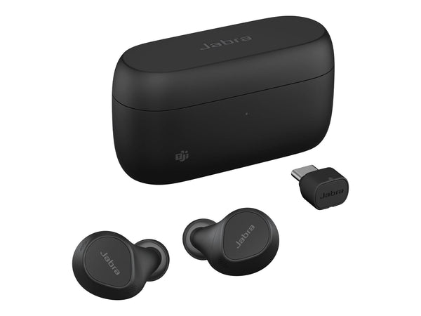 Jabra Evolve2 MS Wireless Earbuds + Link380 BT Adapter, USB-C