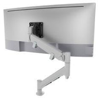 Atdec Single Monitor Heavy-Duty Dynamic Arm - C-Clamp - Silver